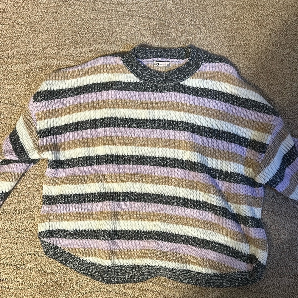 Striped SO sweater
